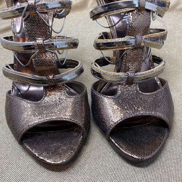 Guess by Marciano Strappy Caged Stiletto Heels - Picture 7 of 13